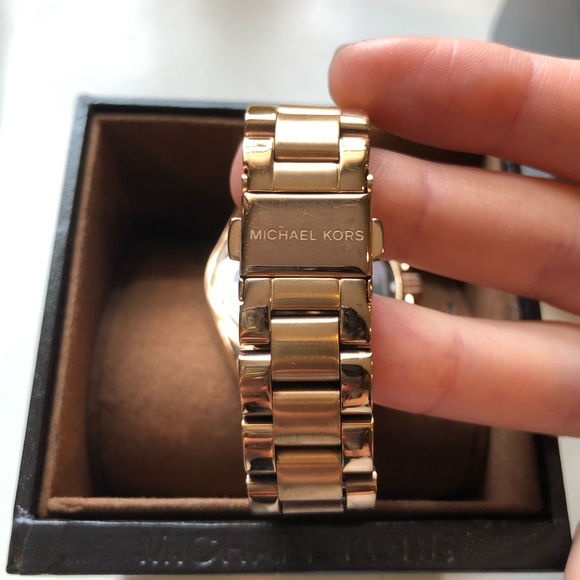 Michael Kors Bradshaw Rose Gold-Tone Watch